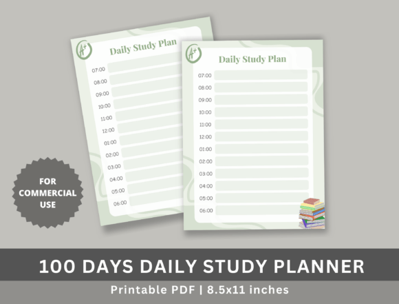 100 Days Daily Study Plan KDP: A Practical Interior for Focused Learning