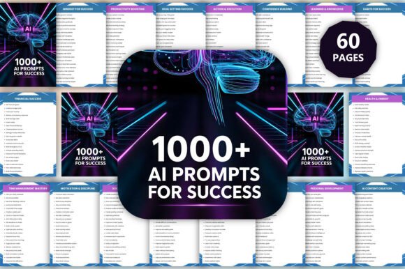 1000 AI Prompts for Success: A Strategic System for Achieving More with Artificial Intelligence