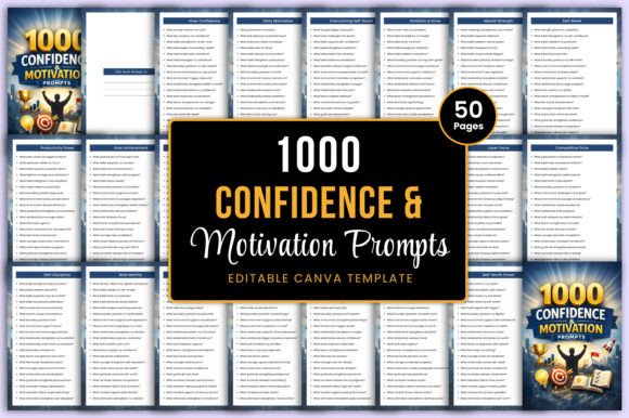 1000 Confidence Motivation Prompts for Daily Growth