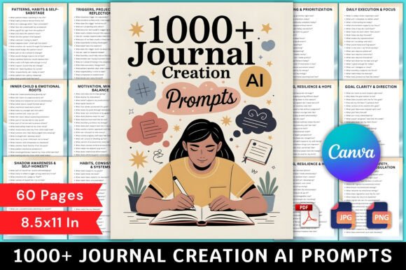 1000 Journal Creation AI Prompts
