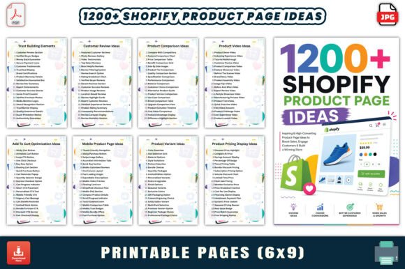 1200 Shopify Product Page Ideas – A Creative Workbook for Boosting Conversions
