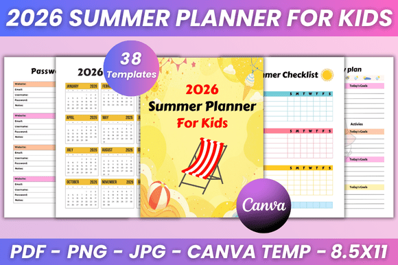 2026 Summer Planner for Kids Kdp – A Practical Tool for Parents, Creators, and Educators