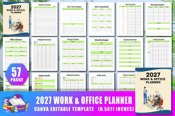 2027 Work Office Planner: A Strategic Tool for Intentional Professionals