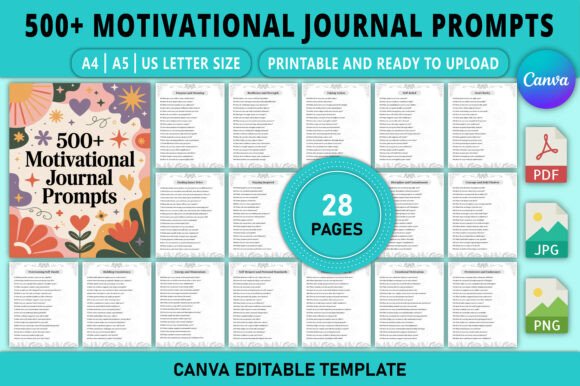 500 Motivational Journal Prompts for Daily Growth
