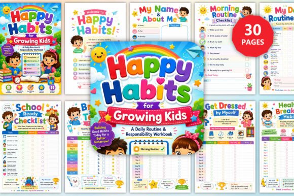 Building Lasting Life Skills: A Deep Look at the Happy Habits for Growing Kids Workbook