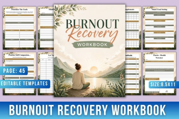 Burnout Recovery Workbook: A Practical Guide to Reclaiming Balance