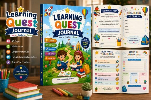 Learning Quest Journal for Kids