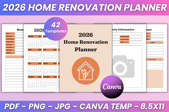 Plan Your Dream Renovation with the 2026 Home Renovation Planner KDP