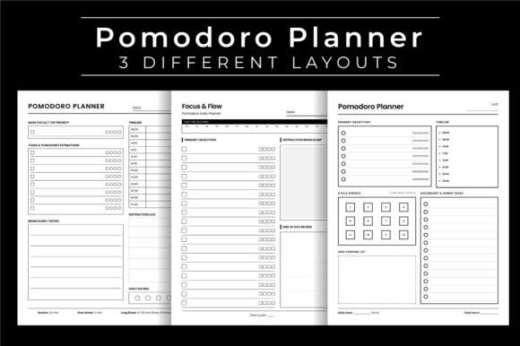 Pomodoro Focus Productivity Planner Guide