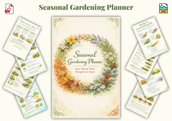 Seasonal Gardening Planner: A Practical Guide to Growing and Planning Through Every Season