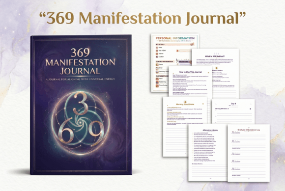 The 369 Manifestation Journal: A Complete Guide to Aligning Your Mind, Energy, and Reality