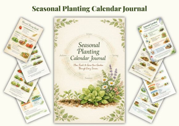 The Seasonal Planting Calendar Journal for Designers